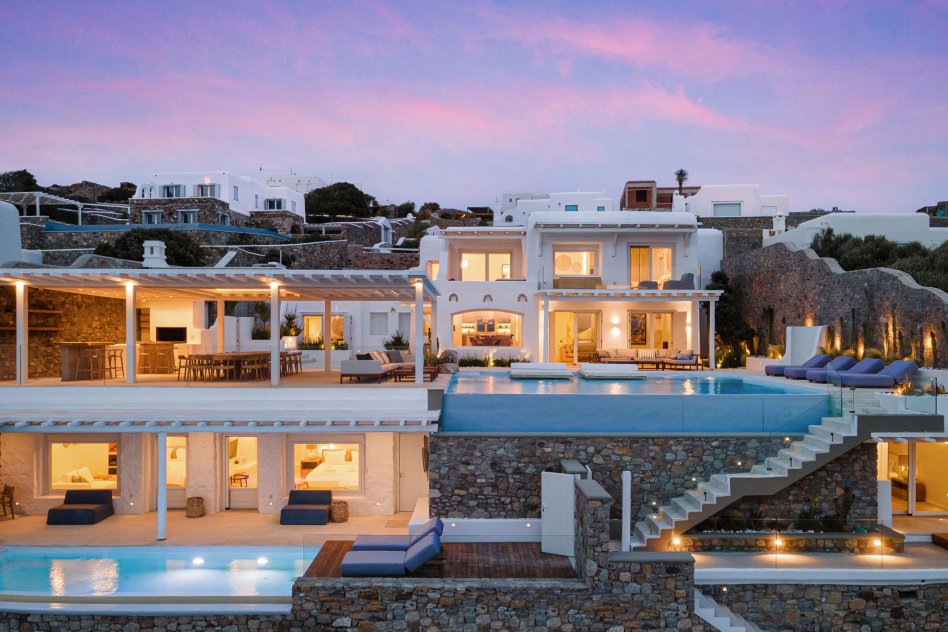 luxury greek villas